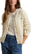 Polo Ralph Lauren Cable Knit Wool & Cashmere Cardigan