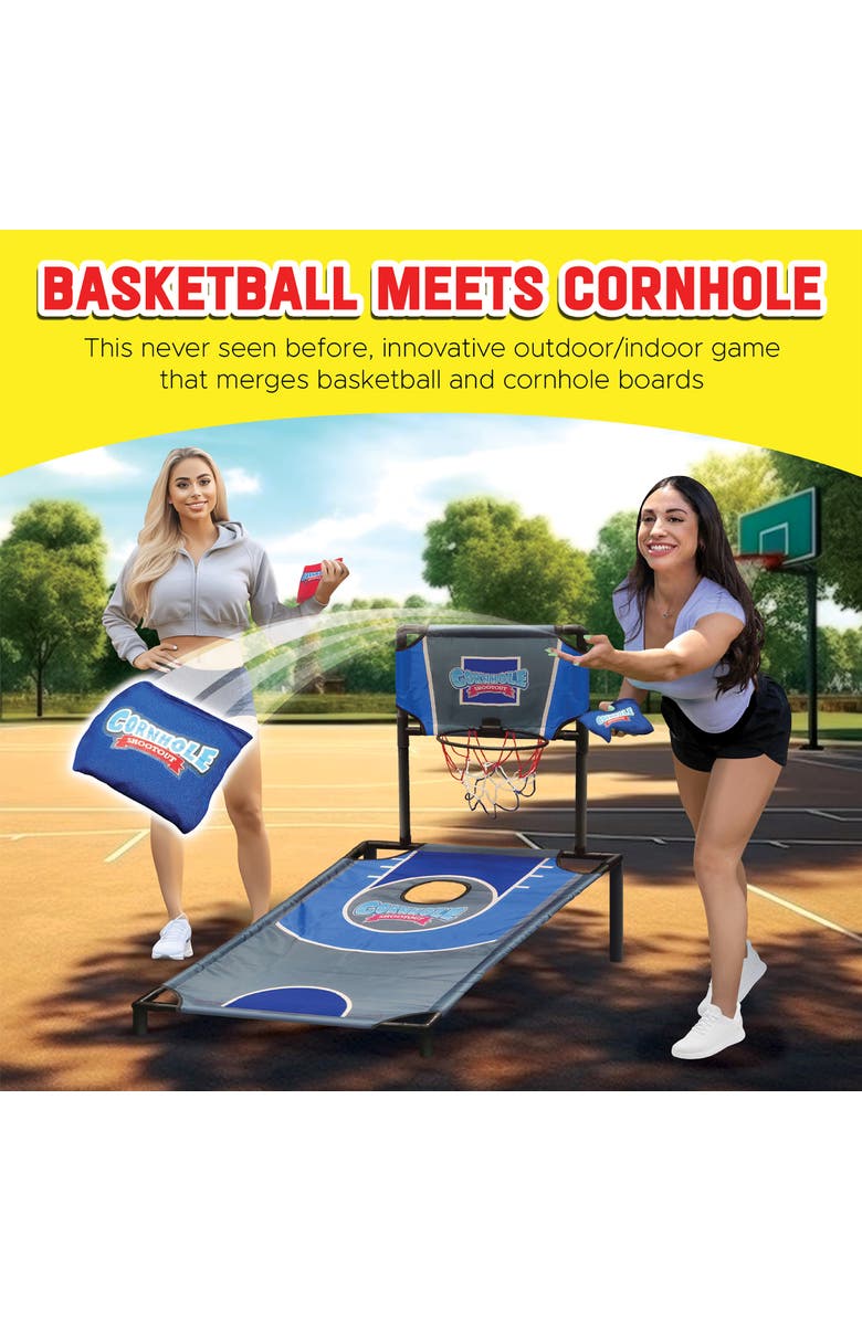 ABetter Design Cornhole Shootout 2In1 Games, Ages 6+, Alternate, color, Multicolored