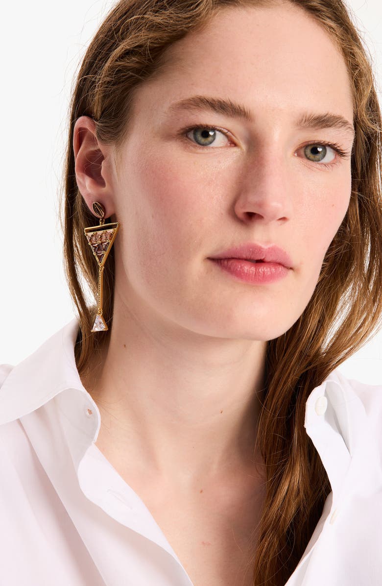 Kate Spade New York shaken and brewed martini drop earrings, Alternate, color,