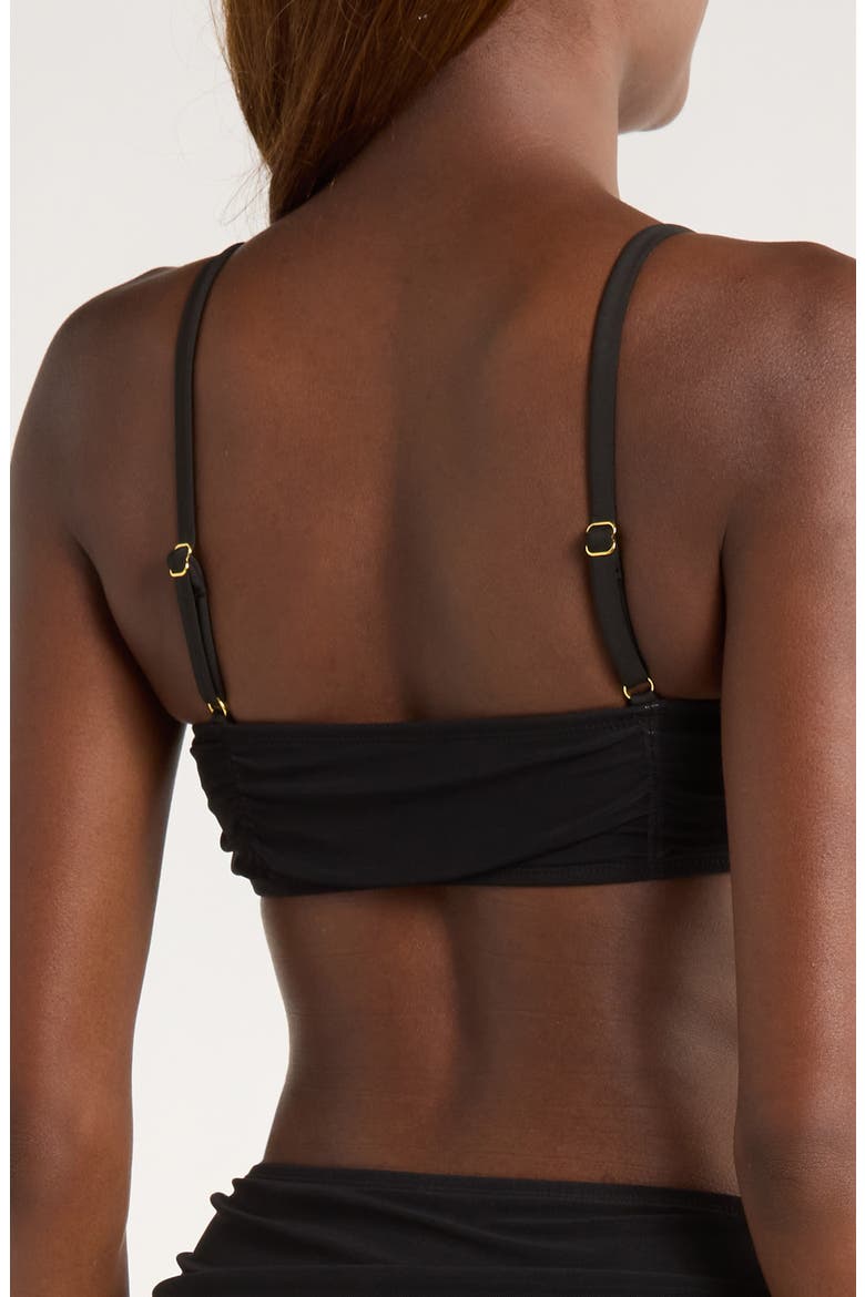 Tawnie Bikini Top, Alternate, color, BLACK