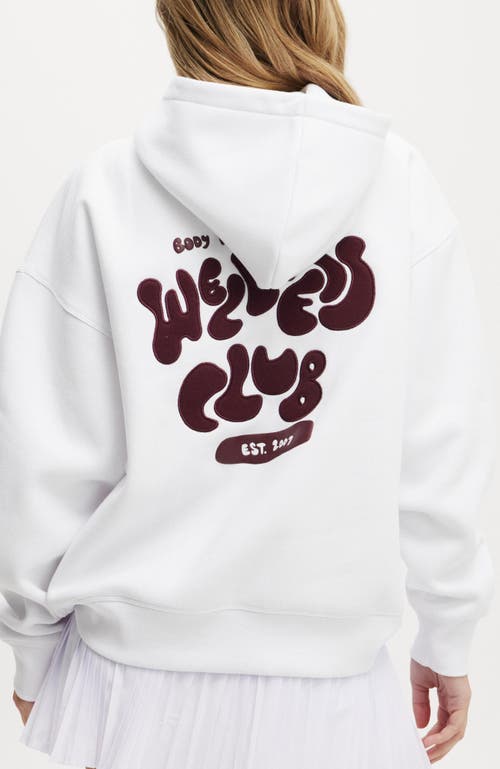 COTTON ON BODY ACTIVE PLUSH PREMIUM GRAPHIC HOODIE