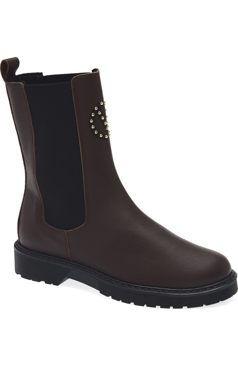VALENTINO BY MARIO VALENTINO Senna Lug Sole Boot, Main, color, Brown