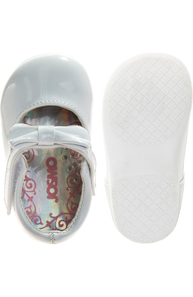 JOSMO Kids' Ankle Bow Flat, Alternate, color, White Patent