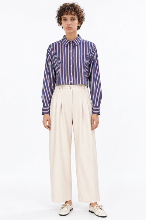 Long Sleeve Button-front Shirt