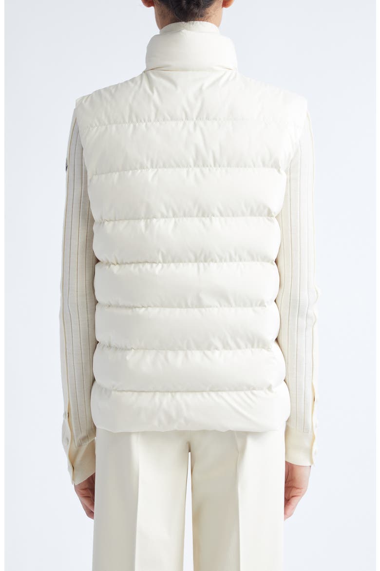Besset Down Puffer Vest, Alternate, color, PALE IVORY