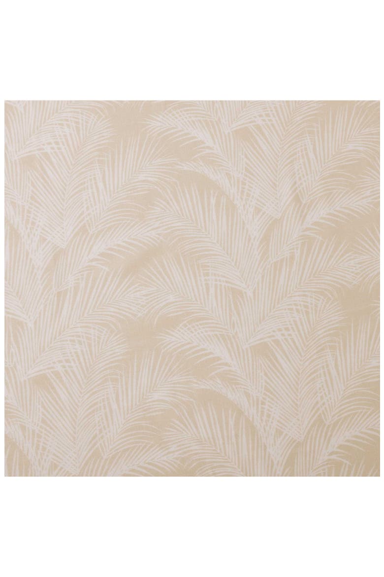 All Over Palms Cotton Sateen Sheet Set, Alternate, color, BEIGE
