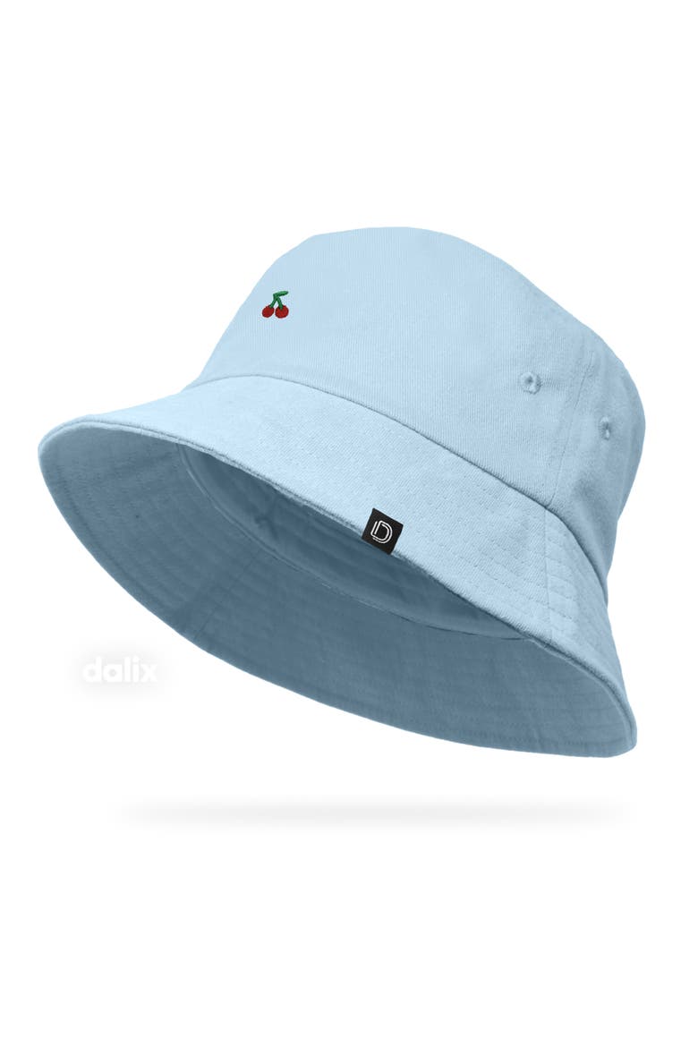 Lil Cherry Bucket Hat, Alternate, color, Forever Blue