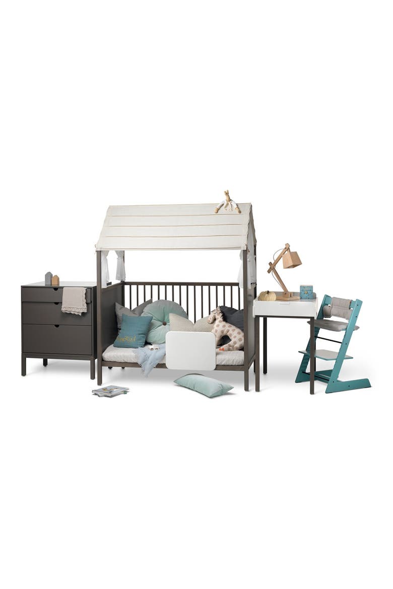 'Home™' Toddler Bed Tent, Alternate, color, BEIGE STRIPE
