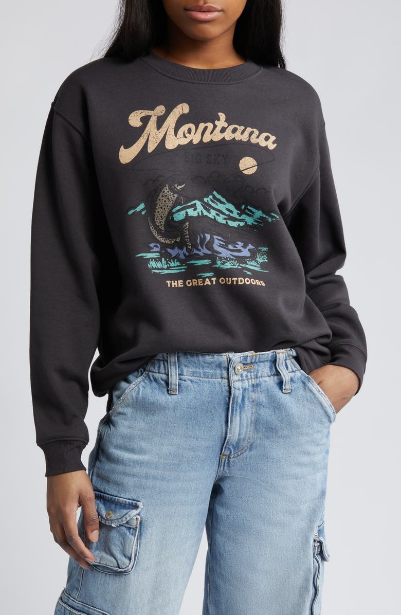 Vinyl Icons Montana Graphic Sweatshirt, Main, color,