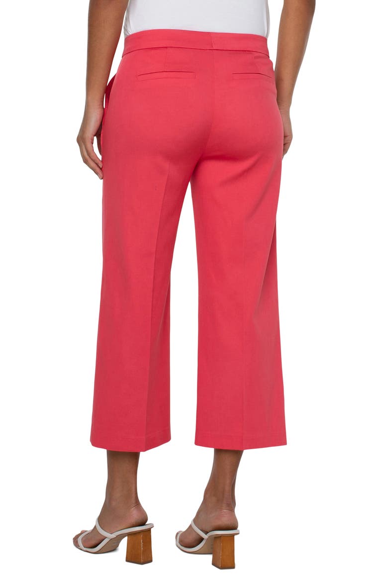 Crop Kick Flare Trousers, Alternate, color, WATERMELON