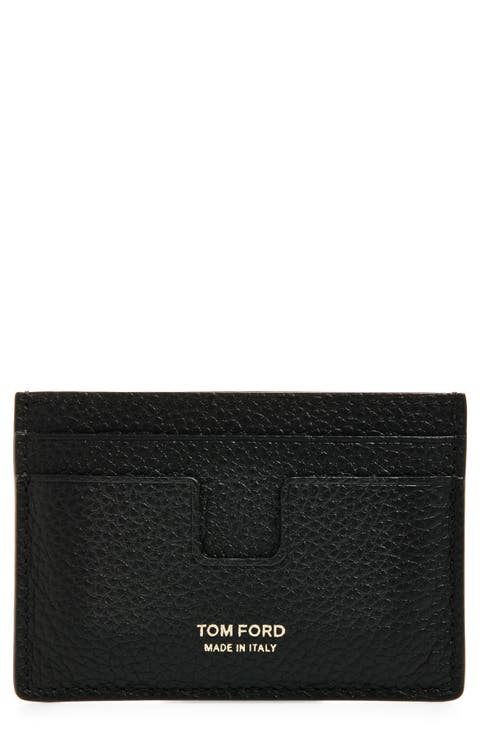 T-Line Soft Grain Leather Card Holder