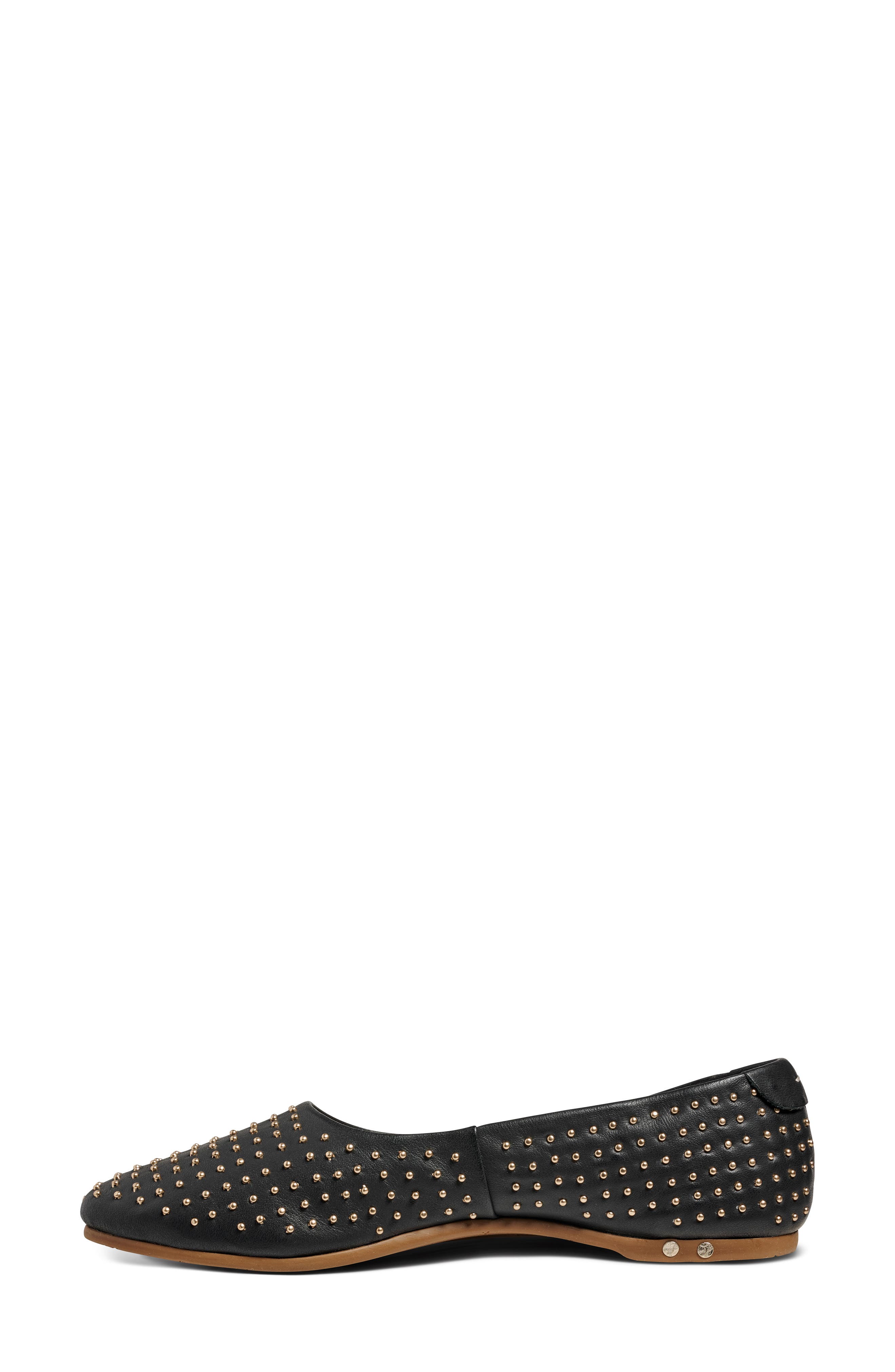 Beek Swiftlet Stud Ballet Flat, Alternate, color, Black