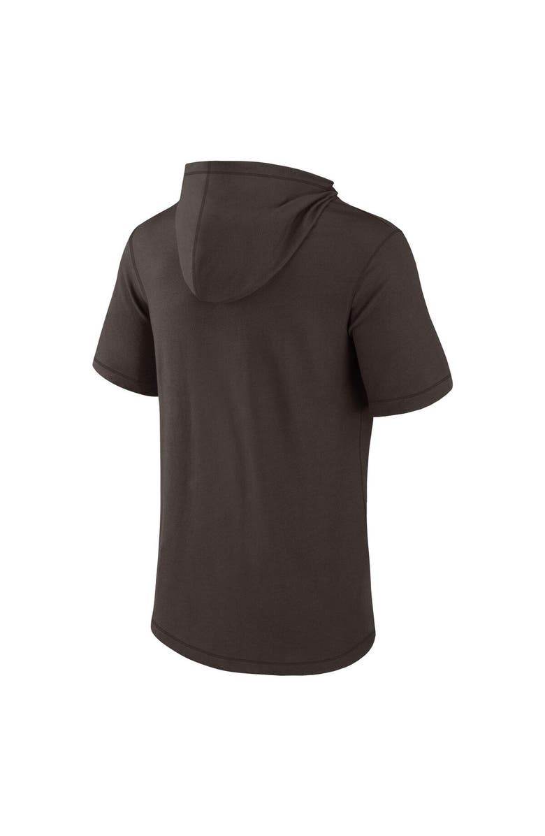 FANATICS Men's Fanatics Branded Brown San Diego Padres Short Sleeve Hoodie T-Shirt, Alternate, color, 