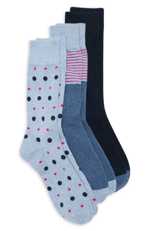 Assorted 3-Pack Crew Socks