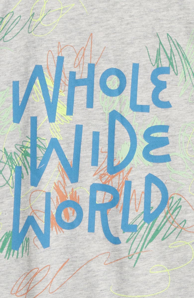 Open Edit Kids' Boxy Organic Cotton Graphic Tee, Alternate, color,