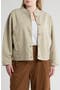 Brushed Knit Bomber Jacket