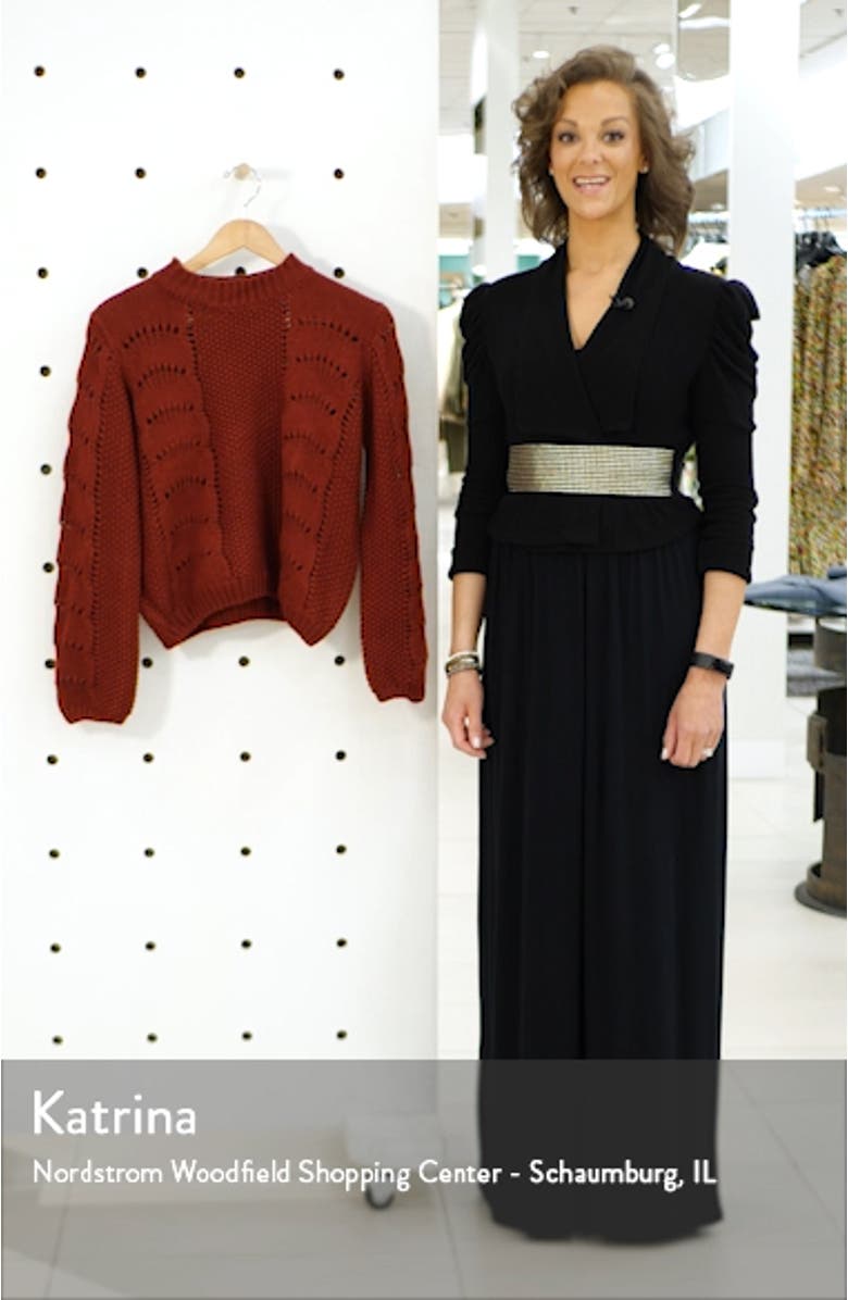 Pointelle Sweater, sales video thumbnail