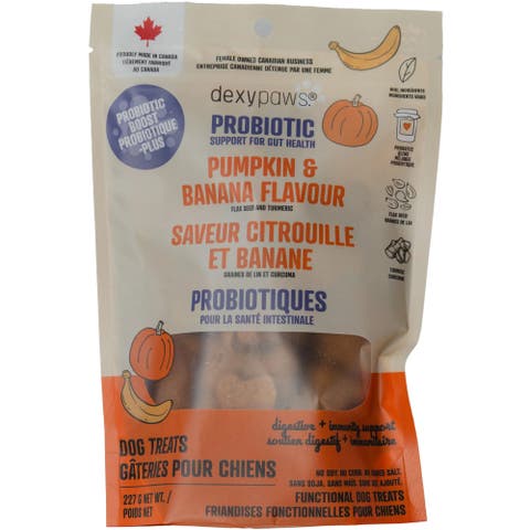 Pumpkin & Banana 8oz Probiotic Dog Treats