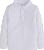 Little English Kids' Solid Long Sleeve Polo