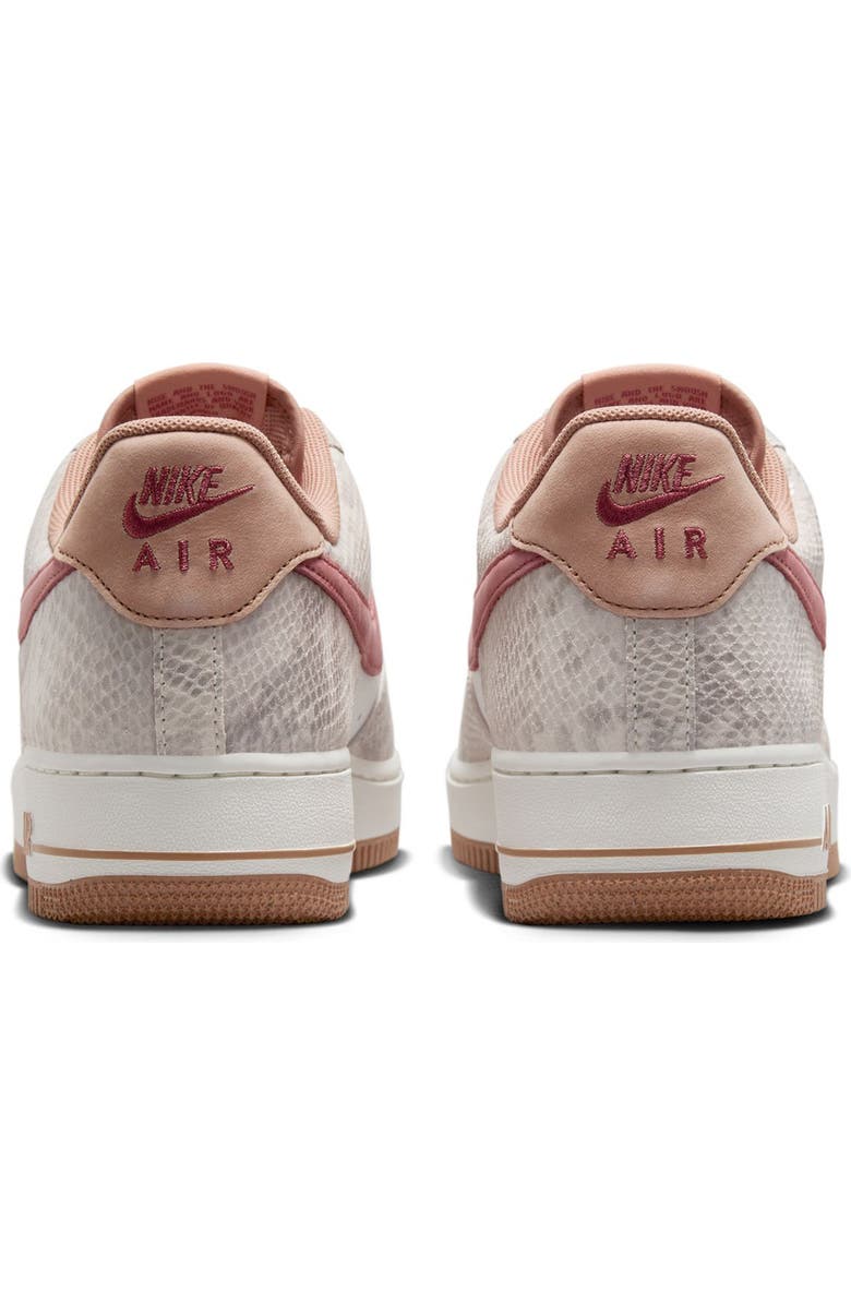 Nike Air Force 1 '07 LV8 Basketball Sneaker, Alternate, color, Summit White/ Canyon Rust