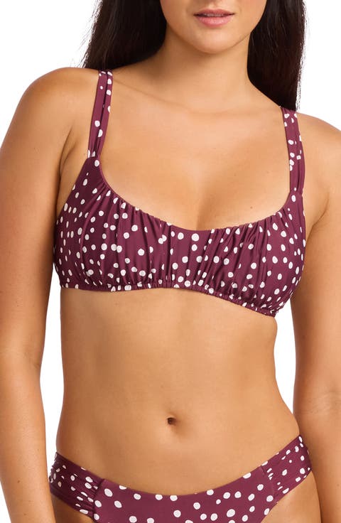 Ruched Bralette Swim Top