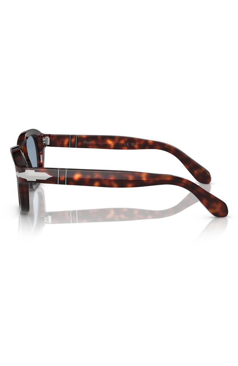 Persol 52mm Phantos Sunglasses, Alternate, color, Havana/ Blue