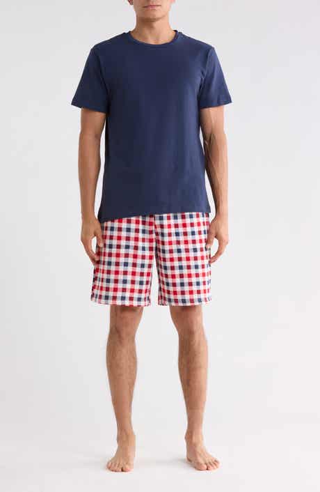 Crewneck Tee & Pajama Shorts Set