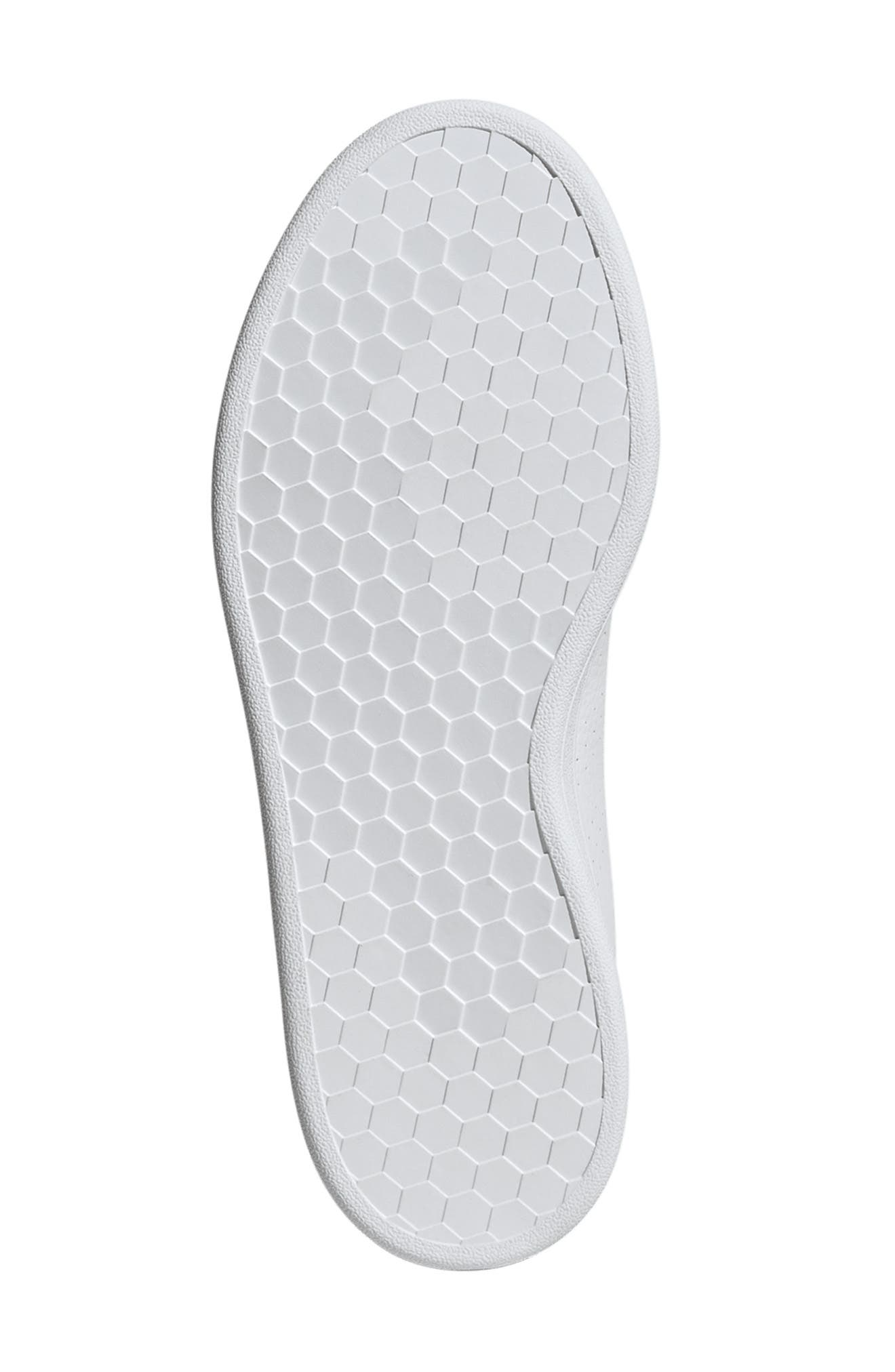 adidas Advantage Trainer, Alternate, color, White/White/Black