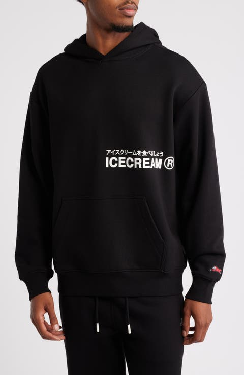 パーカー・フーディ ICECREAM Men Hoodies IC23223 BLACK ICECREAM Sweatshirts & Hoodies | Nordstrom Rack