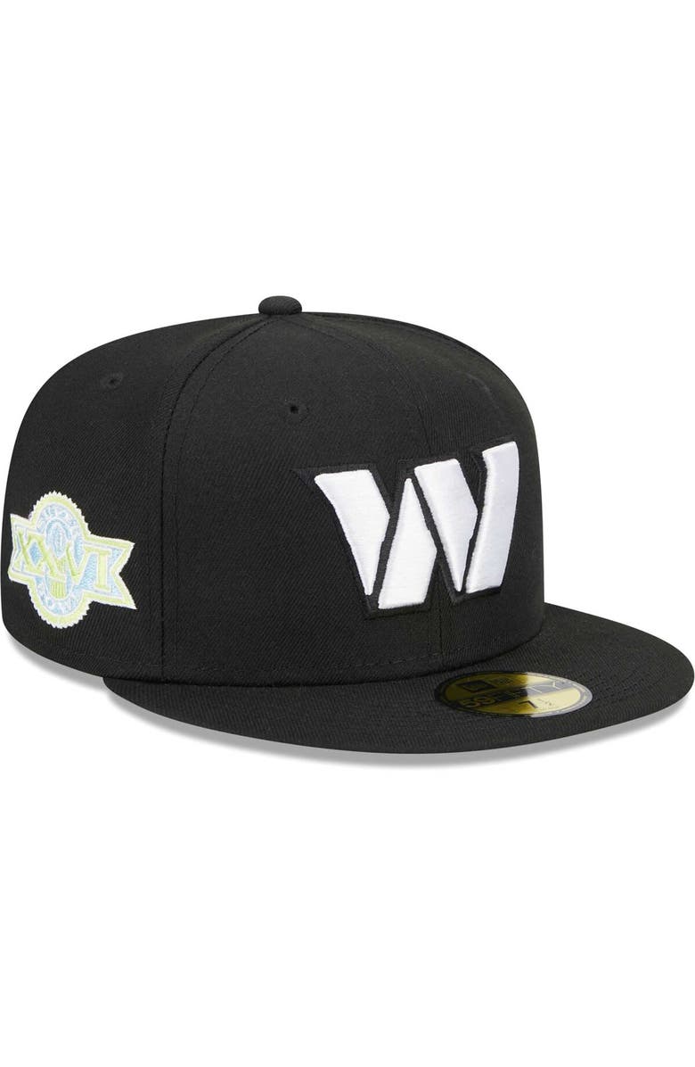 New Era Men's New Era Black Washington Commanders Multi 59FIFTY Fitted Hat, Alternate, color, 