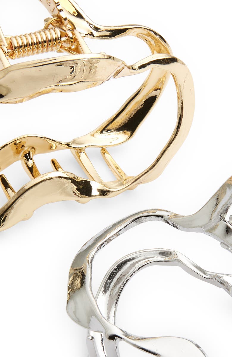 Tasha 2-Pack Assorted Claw Hair Clip, Alternate, color, 