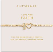 A Littles & Co Forever Yours 'Love And Faith' Bracelet