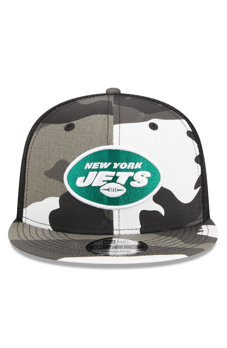New Era Men's New Era Urban Camo New York Jets 9FIFTY Trucker Snapback Hat, Alternate, color,