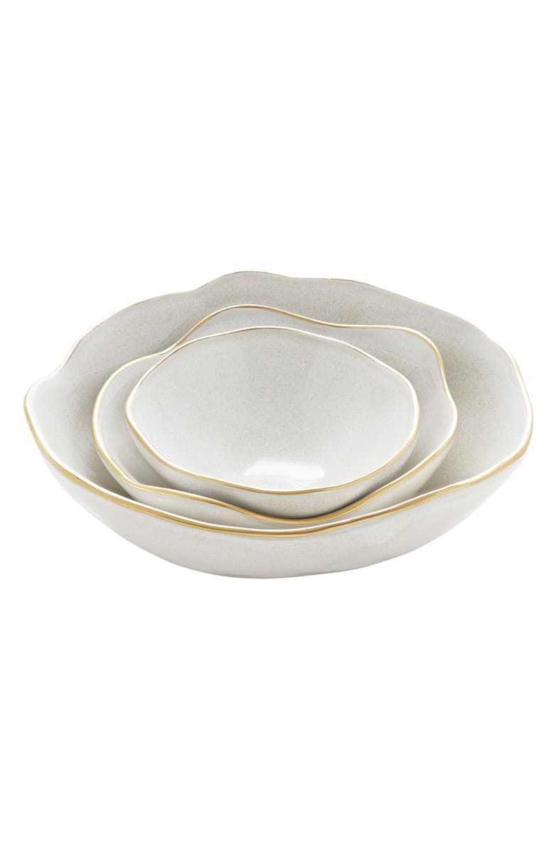 Monica Vinader Set of 3 Ceramic Nesting Jewelry Dishes, Main, color, 