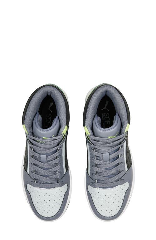 Puma Kids' Rebound Layup High Top Sneaker In Gray