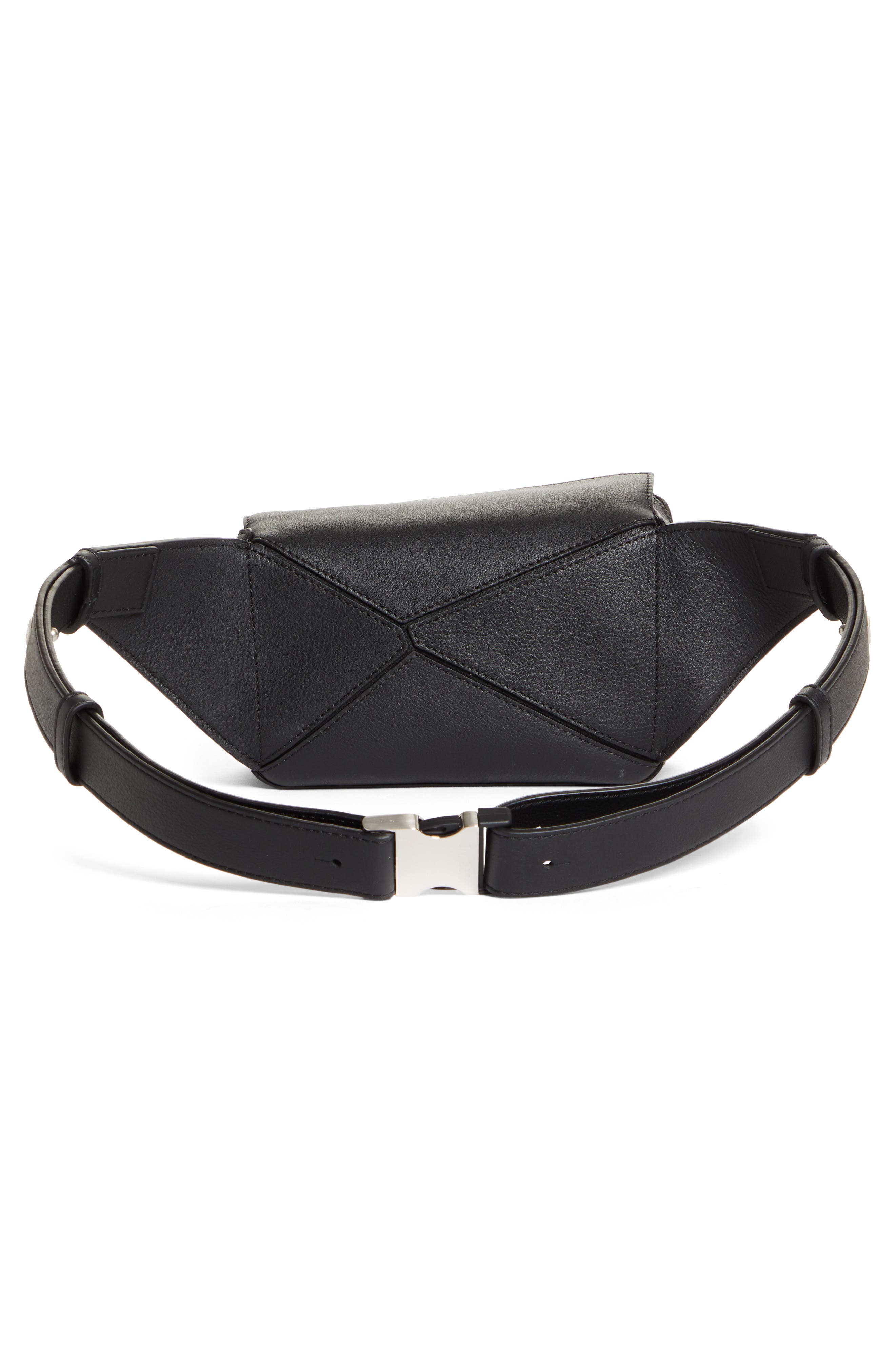 Loewe Mini Puzzle Leather Belt Bag, Alternate, color, 