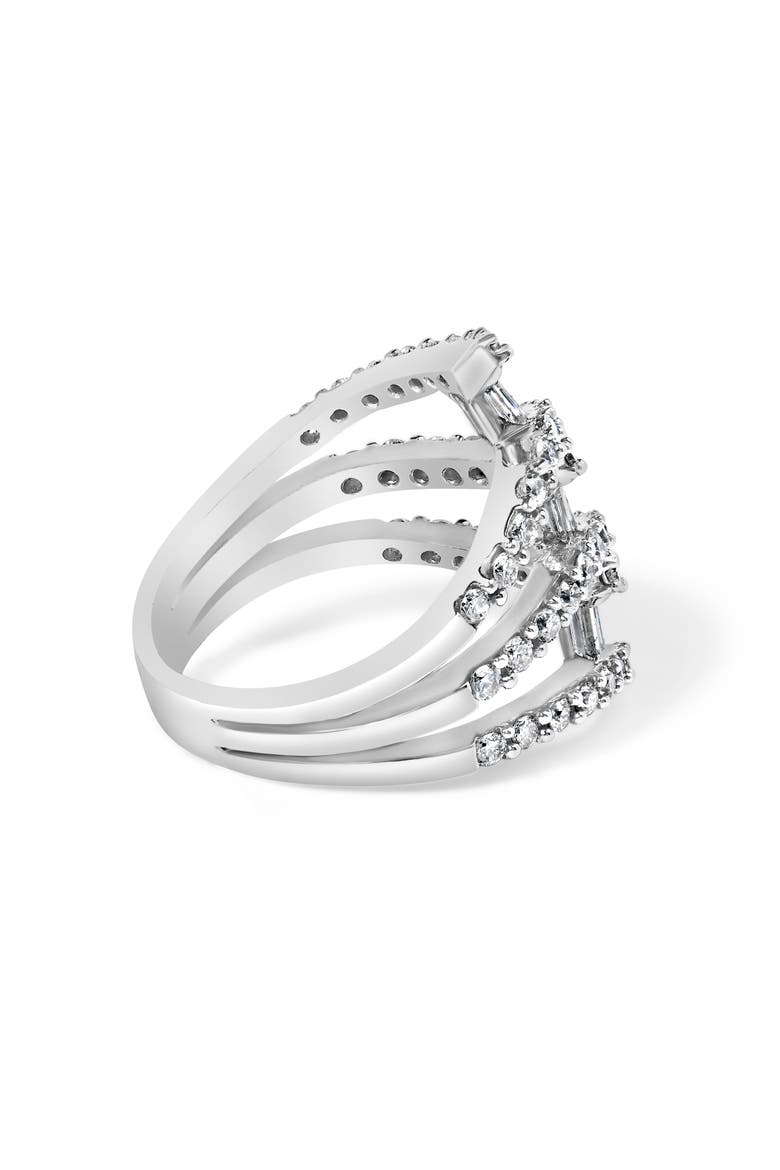 18kt White Gold 1 3/4ct TDW Diamond Ring, Alternate, color, White