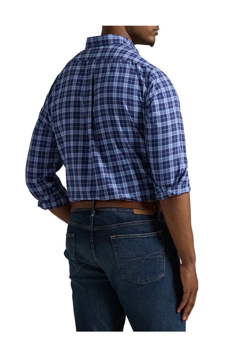 Polo Ralph Lauren Multi Plaid Performance Oxford Sport Shirt, Alternate, color, Blue Multi
