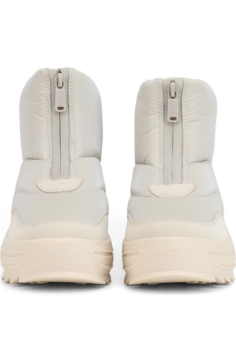 Pajar Gala Front Zip Waterproof Platform Ankle Bootie, Alternate, color, Chalk