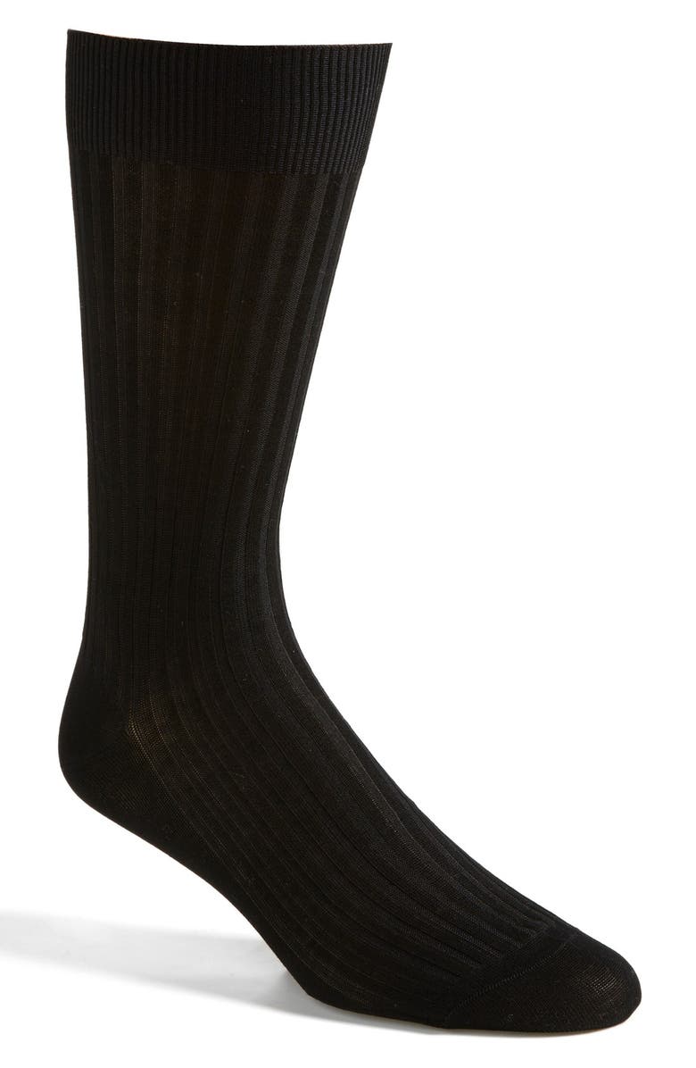 Pantherella Cotton Blend Mid Calf Dress Socks, Main, color,