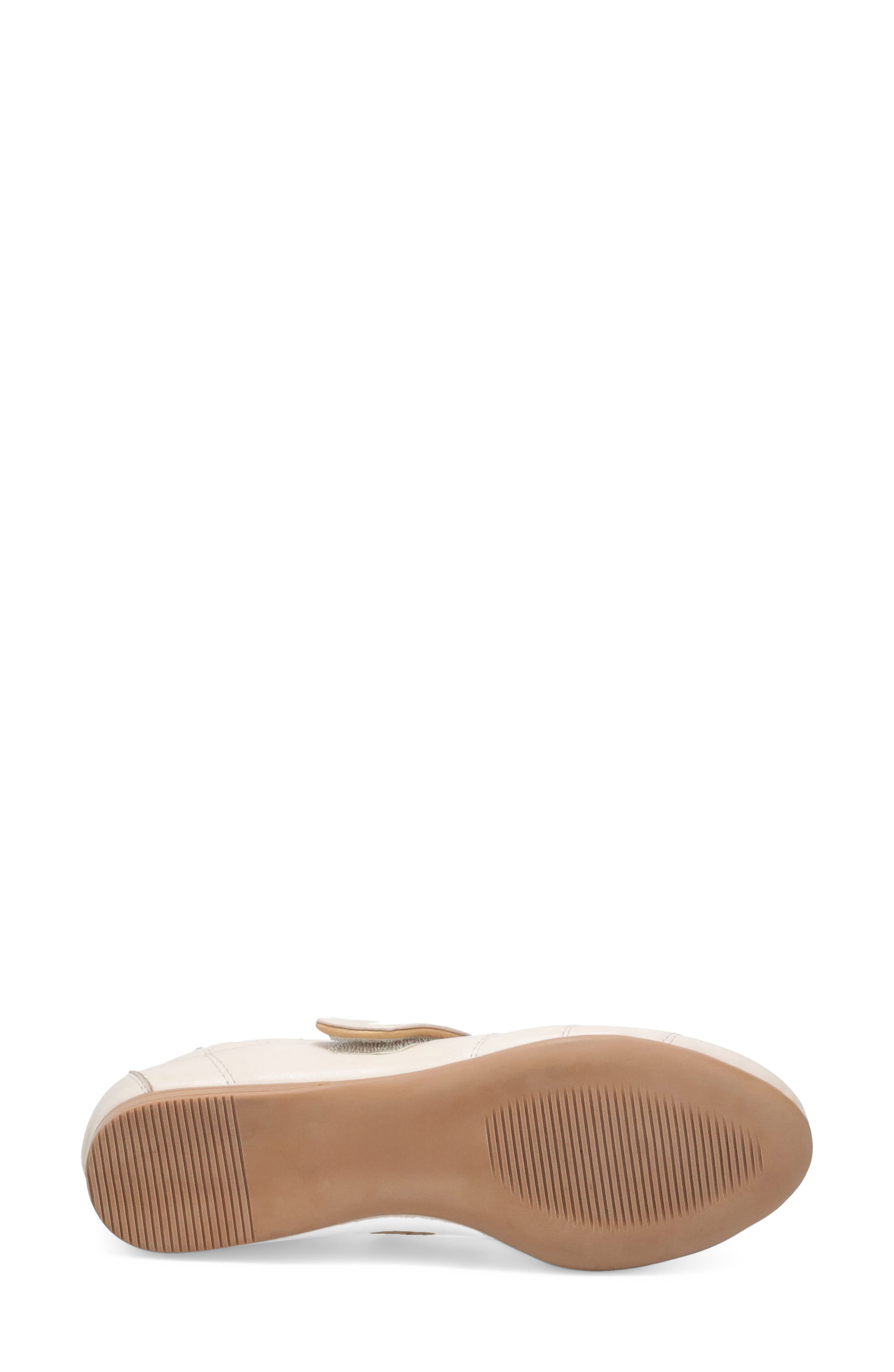 Karin Leather Mary Jane Flat, Alternate, color, LATTE