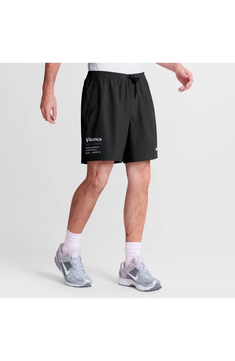 Nike Men's Nike Black Minnesota Vikings Form Dri-FIT Shorts, Main, color, Black