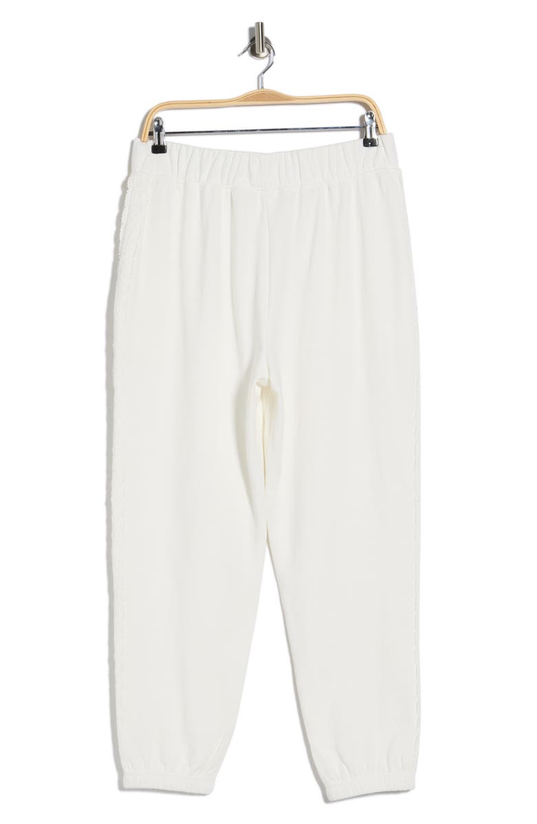 YOGALICIOUS Stone Wash Lace Trim Joggers, Alternate, color, 