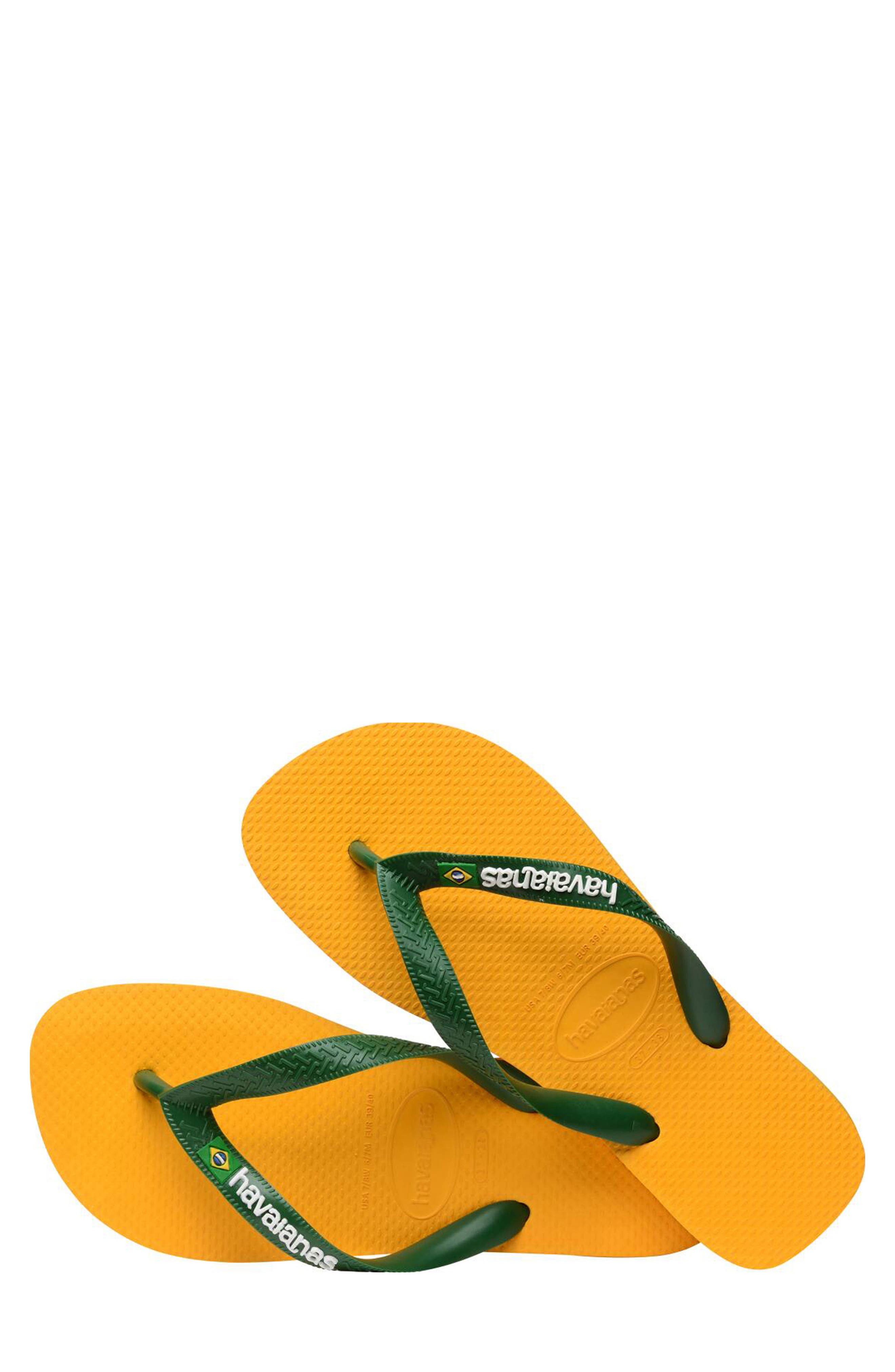 Havaianas Brazil Logo Flip Flop, Alternate, color, 
