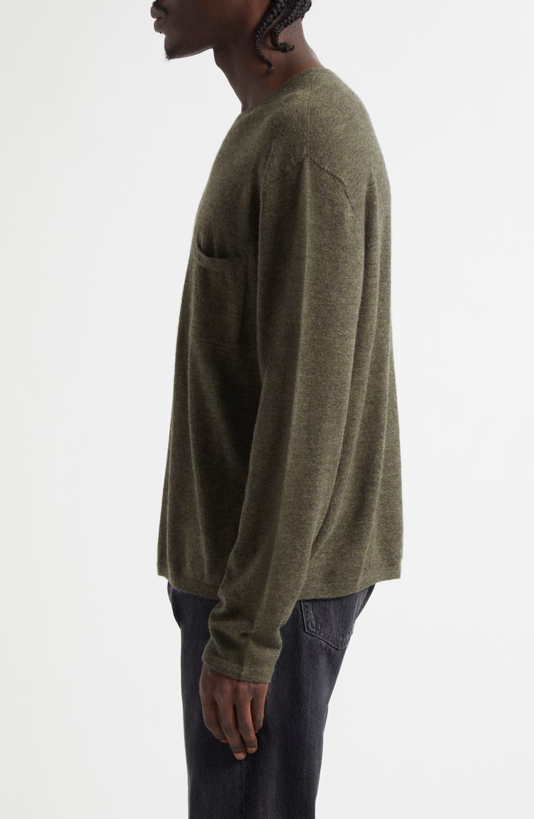 Acne Studios Cashmere Sweater, Alternate, color, Khaki Green