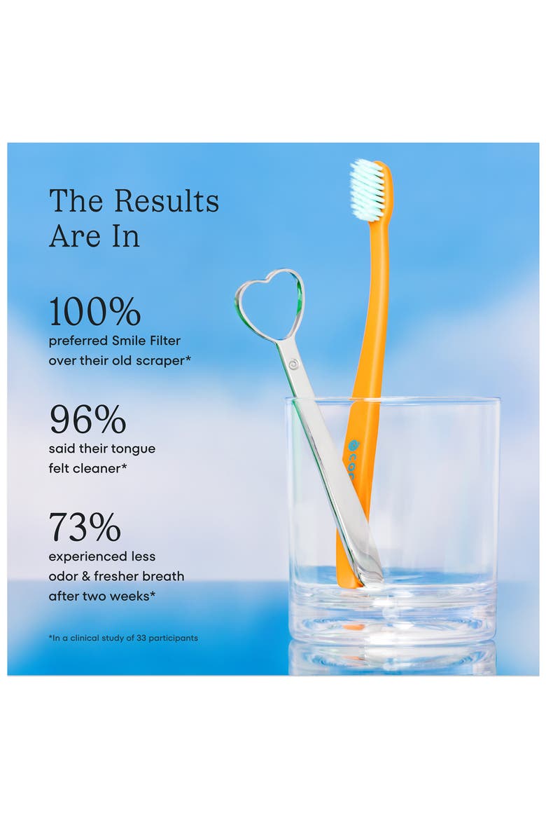 Smile Filter Tongue Scraper, Alternate, color, STAINLESS STEEL