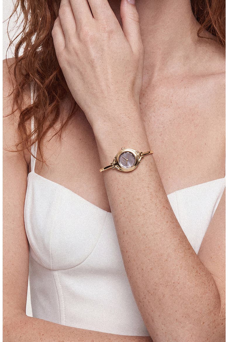 Vintage Delicacy Watch, Alternate, color, TAUPE AND GOLD