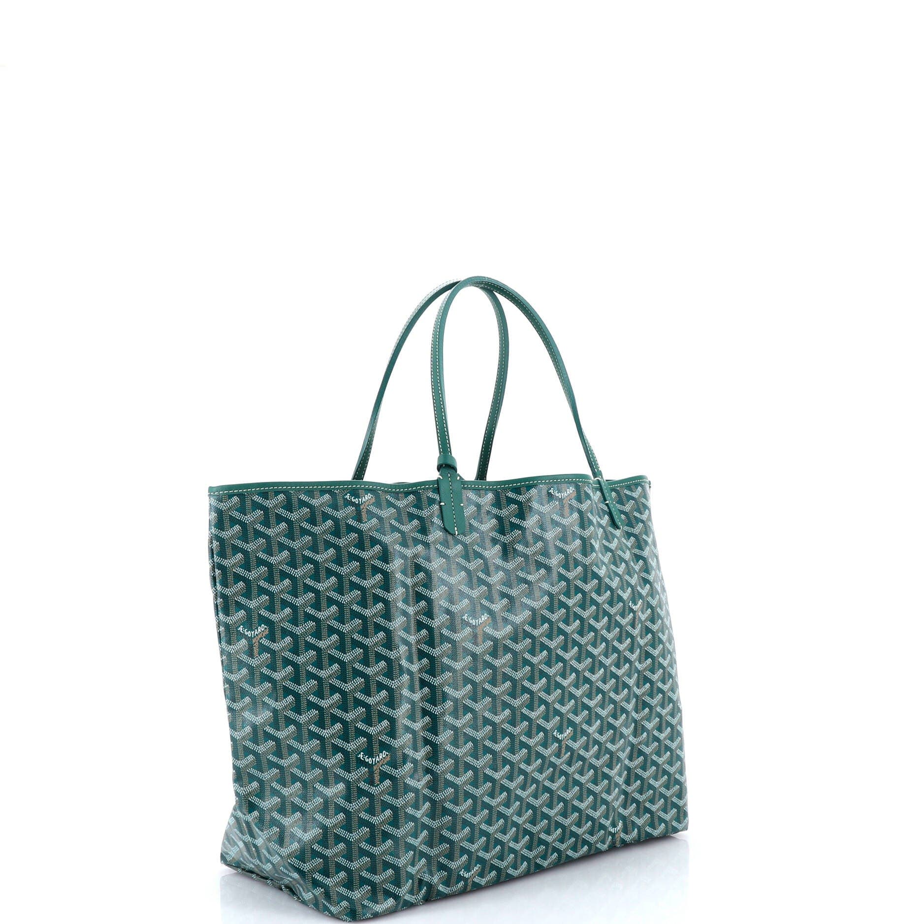Pre-Owned Goyard Saint Louis Tote Coated Canvas GM, Alternate, color, Green