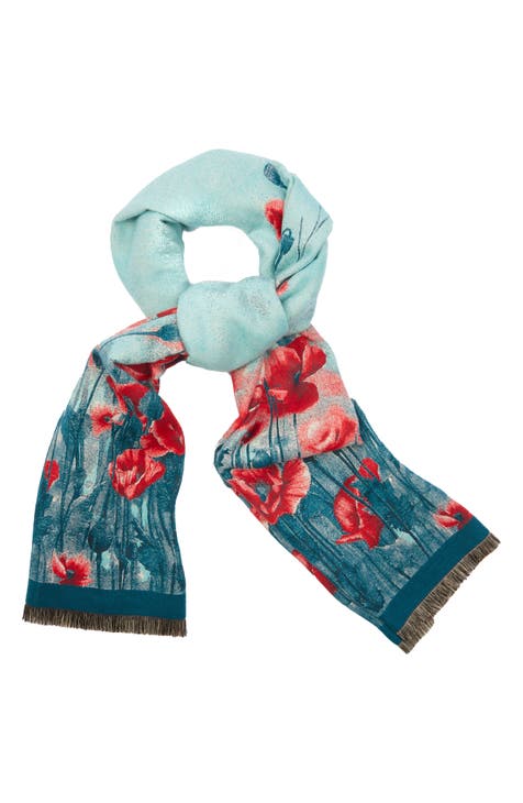 Floral Reversible Scarf