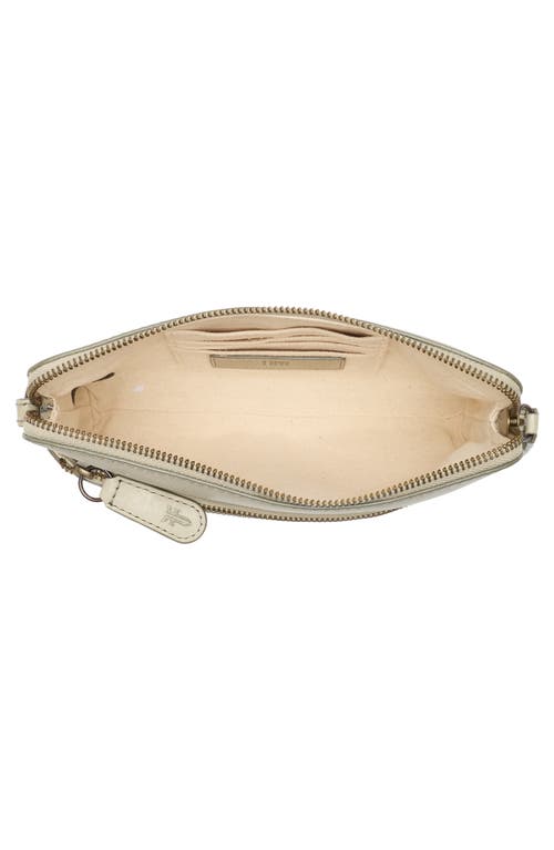 Frye Melissa Leather Crossbody Wristlet In Green